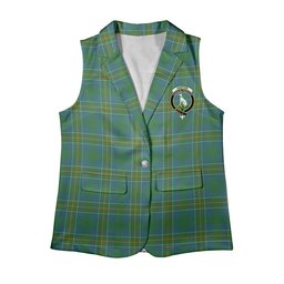ScotsTee Shop Scottish Hunter of Hunterston Ancient Women's Tartan Sleeveless Blazer Suit Vest