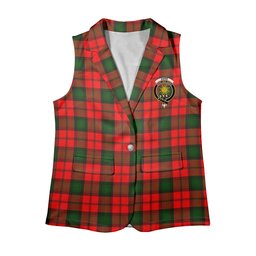 ScotsTee Shop Scottish Kerr Modern Women's Tartan Sleeveless Blazer Suit Vest