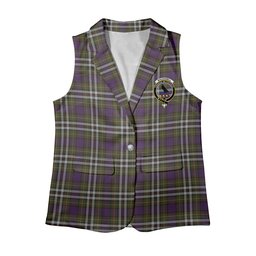 ScotsTee Shop Scottish MacDonell of Glengarry Dress Women's Tartan Sleeveless Blazer Suit Vest
