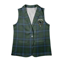 ScotsTee Shop Scottish Mackie Women's Tartan Sleeveless Blazer Suit Vest