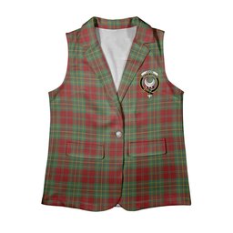 ScotsTee Shop Scottish Leask Women's Tartan Sleeveless Blazer Suit Vest