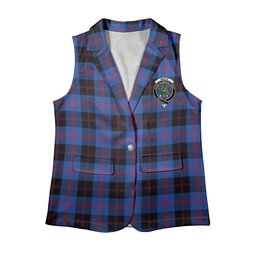 ScotsTee Shop Scottish Maule Modem Women's Tartan Sleeveless Blazer Suit Vest