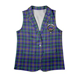 ScotsTee Shop Scottish Weir Modern SC Women's Tartan Sleeveless Blazer Suit Vest