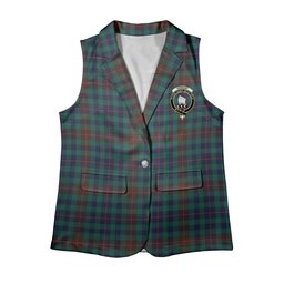 ScotsTee Shop Scottish Tennant Yules Modern Women's Tartan Sleeveless Blazer Suit Vest