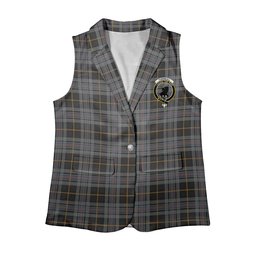 ScotsTee Shop Scottish Turnbull, Dress Bruce Women's Tartan Sleeveless Blazer Suit Vest