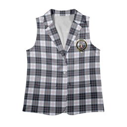 ScotsTee Shop Scottish McRae Dress Modern Women's Tartan Sleeveless Blazer Suit Vest