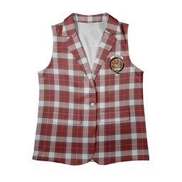 ScotsTee Shop Scottish McPhee Dress Ancient Women's Tartan Sleeveless Blazer Suit Vest