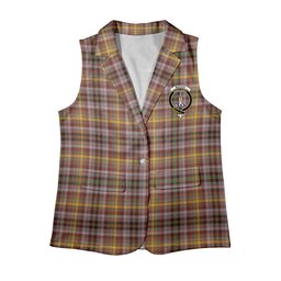 ScotsTee Shop Scottish MacKay of Strathnaver Ancient Women's Tartan Sleeveless Blazer Suit Vest