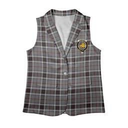 ScotsTee Shop Scottish Thompson Grey Dress Women's Tartan Sleeveless Blazer Suit Vest