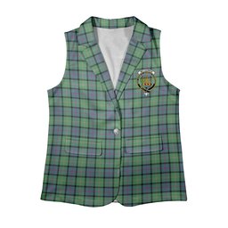 ScotsTee Shop Scottish McThomas Ancient Women's Tartan Sleeveless Blazer Suit Vest