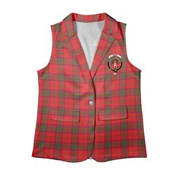 ScotsTee Shop Scottish Ross Modern Women's Tartan Sleeveless Blazer Suit Vest