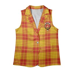 ScotsTee Shop Scottish McMillan Dress Modern Women's Tartan Sleeveless Blazer Suit Vest