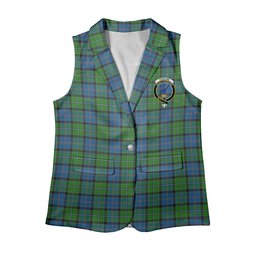 ScotsTee Shop Scottish Stirling Women's Tartan Sleeveless Blazer Suit Vest