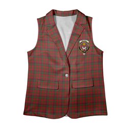 ScotsTee Shop Scottish McColl Women's Tartan Sleeveless Blazer Suit Vest