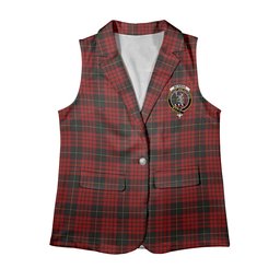 ScotsTee Shop Scottish McSwan Women's Tartan Sleeveless Blazer Suit Vest