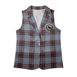 ScotsTee Shop Scottish Rutherford Ancient Women's Tartan Sleeveless Blazer Suit Vest