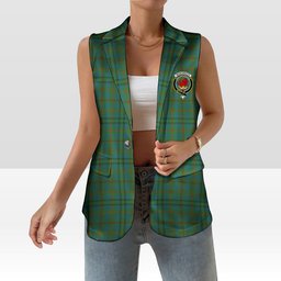 ScotsTee Shop Scottish Moncreiffe of Atholl Ancient Women's Tartan Sleeveless Blazer Suit Vest