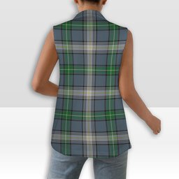 ScotsTee Shop Scottish McDowell Women's Tartan Sleeveless Blazer Suit Vest