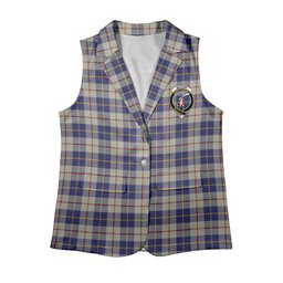 ScotsTee Shop Scottish MacRae of Conchra Women's Tartan Sleeveless Blazer Suit Vest