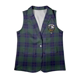 ScotsTee Shop Scottish Hutton Women's Tartan Sleeveless Blazer Suit Vest