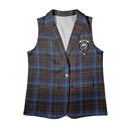 ScotsTee Shop Scottish Kennedy Irish Women's Tartan Sleeveless Blazer Suit Vest