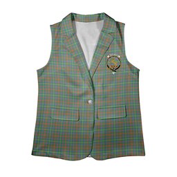 ScotsTee Shop Scottish McKintosh Hunting Ancient Women's Tartan Sleeveless Blazer Suit Vest