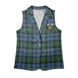 ScotsTee Shop Scottish Kerr Hunting Ancient Women's Tartan Sleeveless Blazer Suit Vest