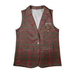 ScotsTee Shop Scottish McKinnon Women's Tartan Sleeveless Blazer Suit Vest