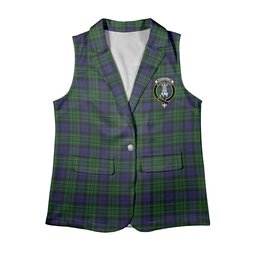 ScotsTee Shop Scottish MacCallum Modern Women's Tartan Sleeveless Blazer Suit Vest