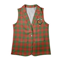 ScotsTee Shop Scottish McPhee Ancient Women's Tartan Sleeveless Blazer Suit Vest