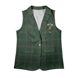 ScotsTee Shop Scottish MacRae Women's Tartan Sleeveless Blazer Suit Vest