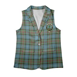 ScotsTee Shop Scottish Porterfield Women's Tartan Sleeveless Blazer Suit Vest