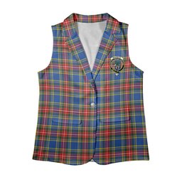 ScotsTee Shop Scottish MacBeth Modern SC Women's Tartan Sleeveless Blazer Suit Vest