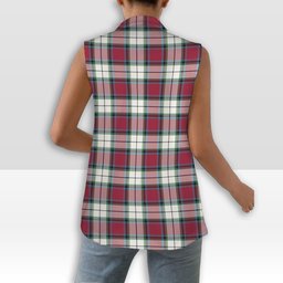 ScotsTee Shop Scottish Rose Dress Modern Women's Tartan Sleeveless Blazer Suit Vest