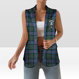 ScotsTee Shop Scottish MacCallum of Berwick Ancient Women's Tartan Sleeveless Blazer Suit Vest