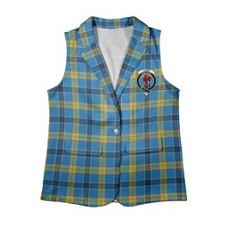 ScotsTee Shop Scottish Laing SC Women's Tartan Sleeveless Blazer Suit Vest