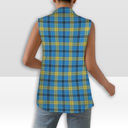ScotsTee Shop Scottish Laing SC Women's Tartan Sleeveless Blazer Suit Vest