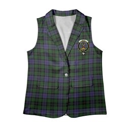 ScotsTee Shop Scottish Keith McCormick Women's Tartan Sleeveless Blazer Suit Vest