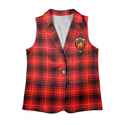 ScotsTee Shop Scottish MacIver Modern SC Women's Tartan Sleeveless Blazer Suit Vest