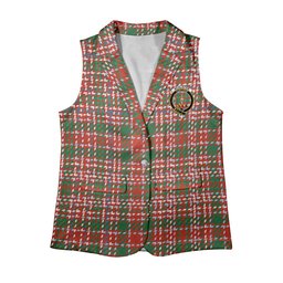 ScotsTee Shop Scottish McAlister Ancient Women's Tartan Sleeveless Blazer Suit Vest