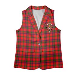 ScotsTee Shop Scottish MacColl Modern Women's Tartan Sleeveless Blazer Suit Vest