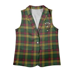 ScotsTee Shop Scottish MacMillan Ancient Women's Tartan Sleeveless Blazer Suit Vest