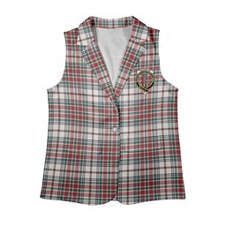 ScotsTee Shop Scottish MacBean Dress Modern Women's Tartan Sleeveless Blazer Suit Vest
