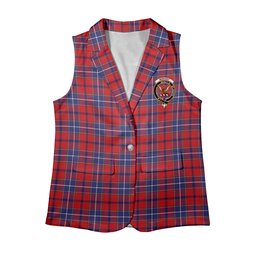 ScotsTee Shop Scottish Wishart Women's Tartan Sleeveless Blazer Suit Vest