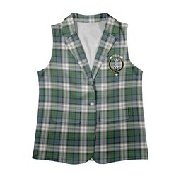 ScotsTee Shop Scottish Malcolm Dress Ancient Women's Tartan Sleeveless Blazer Suit Vest