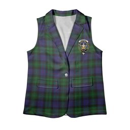 ScotsTee Shop Scottish Urquhart Logan Women's Tartan Sleeveless Blazer Suit Vest