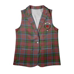 ScotsTee Shop Scottish Wilsons 043 Women's Tartan Sleeveless Blazer Suit Vest