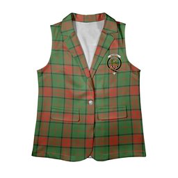 ScotsTee Shop Scottish Maxwell Hunting Ancient Women's Tartan Sleeveless Blazer Suit Vest