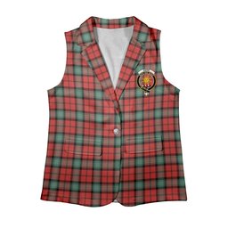 ScotsTee Shop Scottish Kerr Ancient Women's Tartan Sleeveless Blazer Suit Vest
