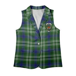 ScotsTee Shop Scottish Mow Women's Tartan Sleeveless Blazer Suit Vest